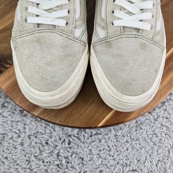 Vans x Notre OG Old Skool White Marshmallow Suede Canvas Daily Sneaker Mens 10.5 - Picture 7 of 15